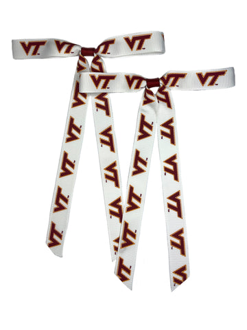 Virginia Tech Mini Cheer Bow Set