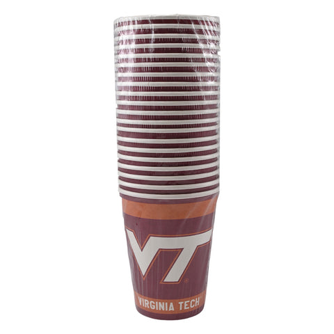 Virginia Tech Paper Cups 12 oz.