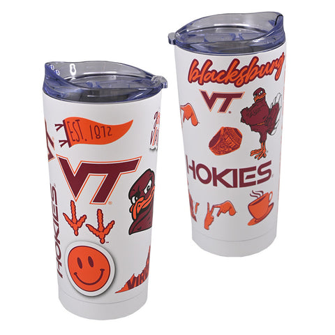 Virginia Tech Powder Coated  Native Tumbler 20 oz.