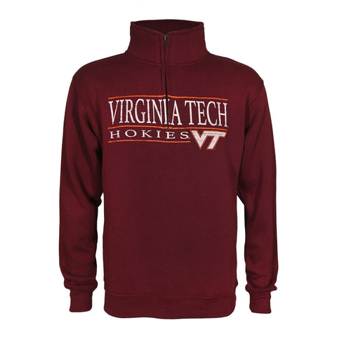 Virginia Tech Quarter-Zip Sweatshirt: Maroon
