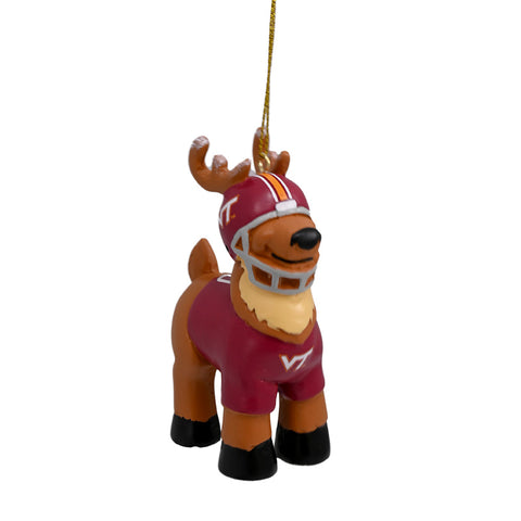 Virginia Tech Reindeer Player Ornament