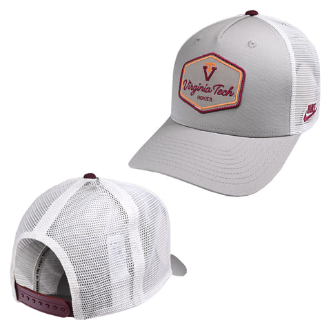 Virginia Tech Rise Vault Logo Patch Meshback Hat by Nike