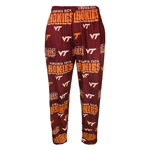 Virginia Tech Roadway Pajama Pants: Maroon