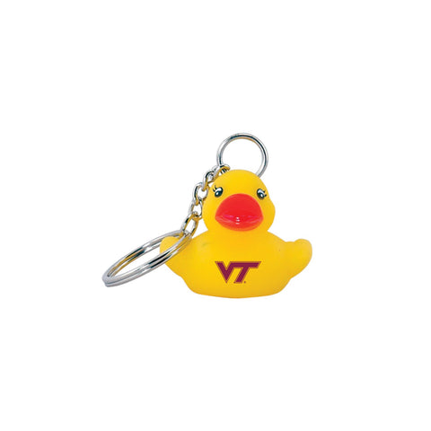Virginia Tech Rubber Duckie Keychain