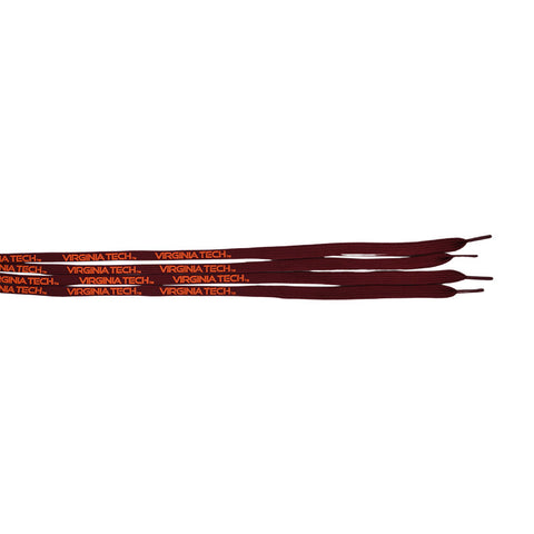 Virginia Tech Shoe Laces: Maroon