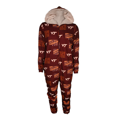 Virginia Tech Shuffle Union Suit: Maroon