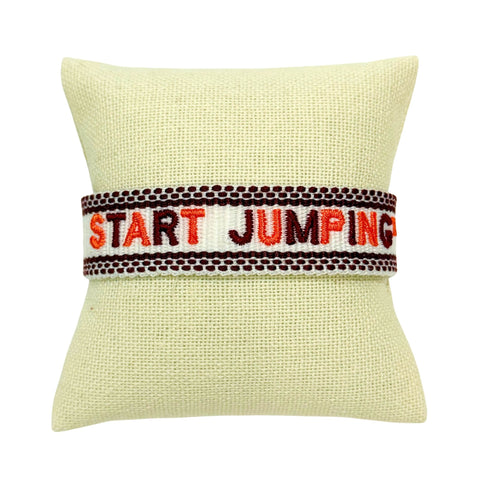 Virginia Tech Start Jumping Woven Tassel Bracelet by The Burg Box