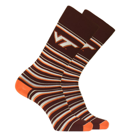 Virginia Tech Stripe Dress Sock