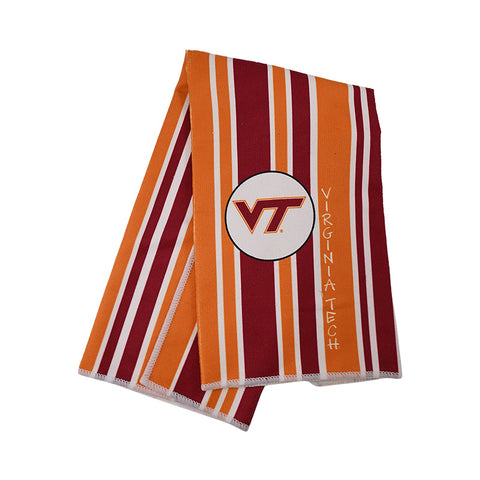 Virginia Tech Striped Hand Towel