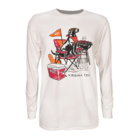 Virginia Tech Tailgatin' Hound Long-Sleeved T-Shirt