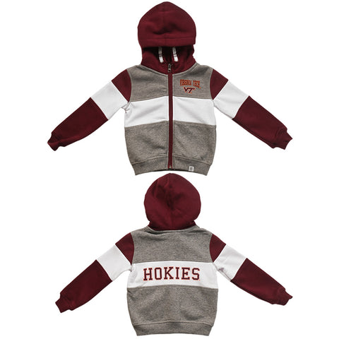 Virginia Tech Toddler Bert Full-Zip Hooded Sweatshirt
