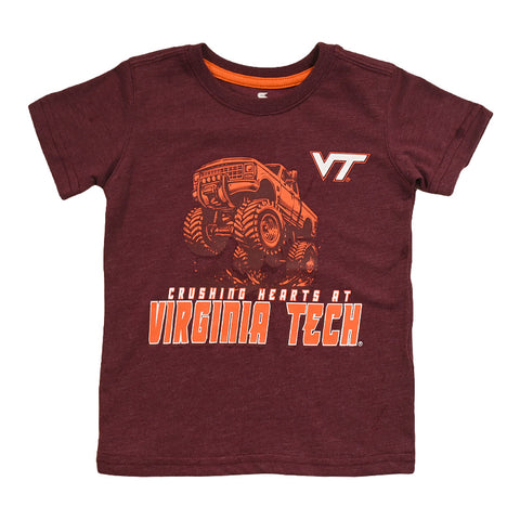 Virginia Tech Toddler Crushing Hearts T-Shirt