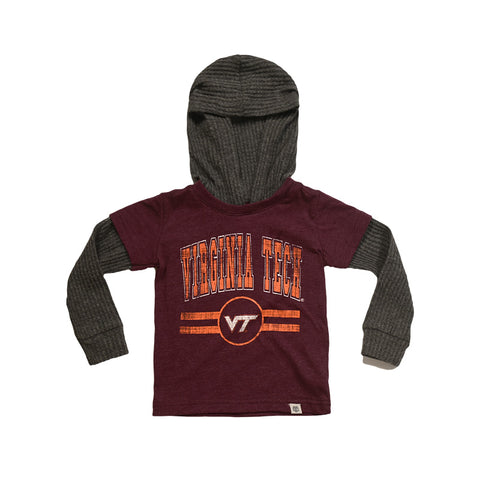 Virginia Tech Toddler Gower Long-Sleeved Hooded Top