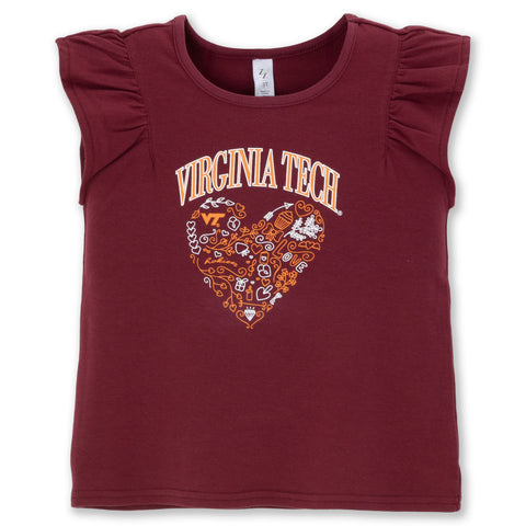Virginia Tech Toddler Ladybug T-shirt: Maroon