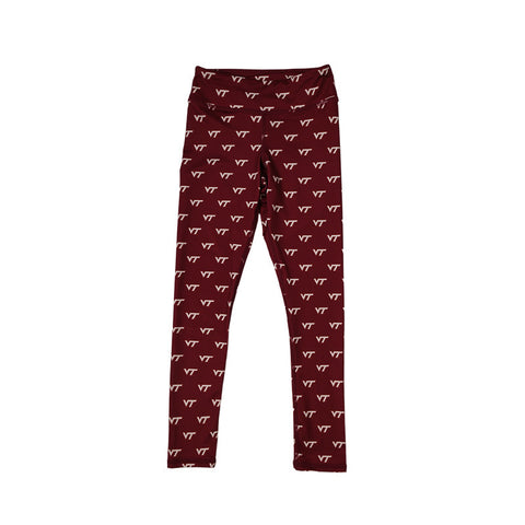 Virginia Tech Toddler Leggings: Maroon