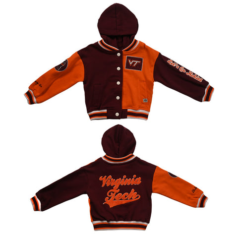 Virginia Tech Toddler Petals Letterman Jacket