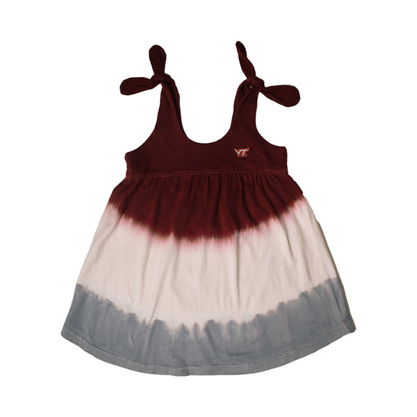 Virginia Tech Toddler Tie Dye Dress: Maroon – Campus Emporium