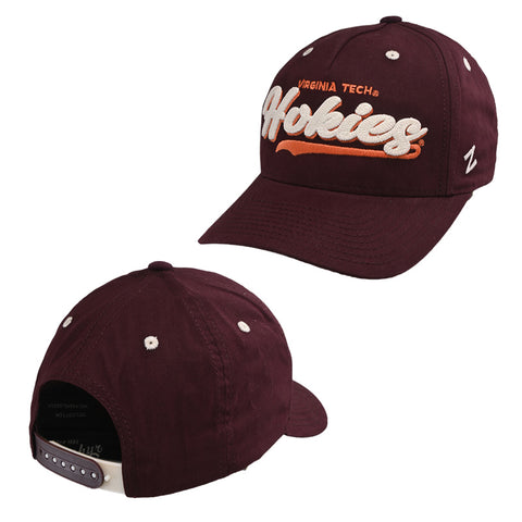 Virginia Tech Topnotch Hokies Hat by Zephyr: Maroon