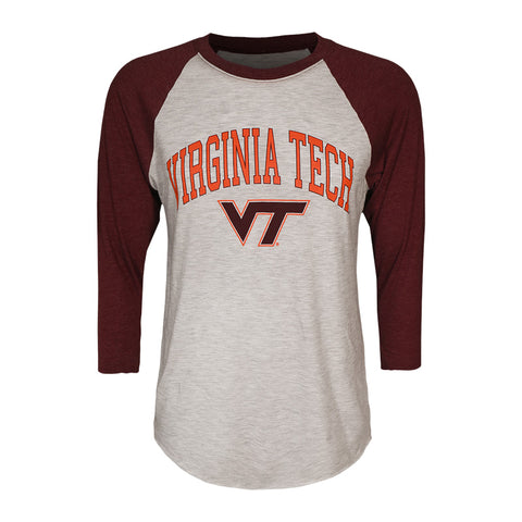 Virginia Tech Tri-blend Baseball Raglan T-Shirt