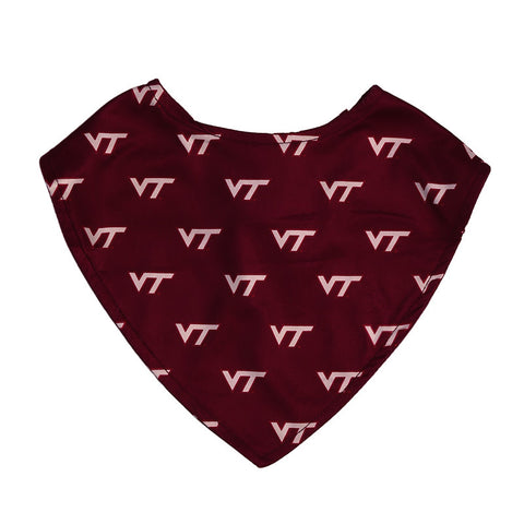 Virginia Tech VT Baby Bib: Maroon