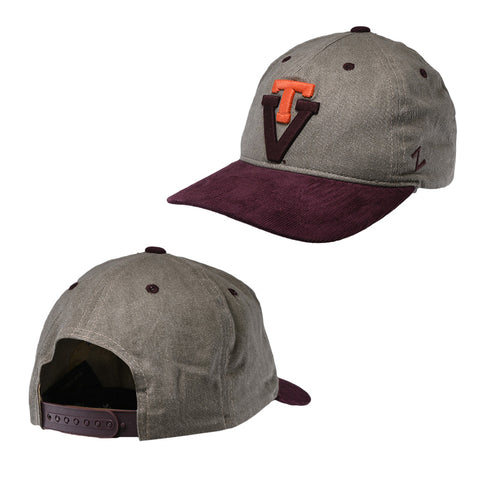 Virginia Tech Vault Logo Cruiser Hat by Zephyr