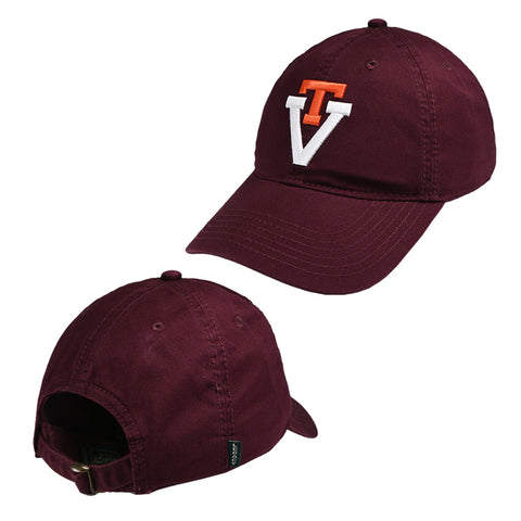 Virginia Tech Vault VT Hat: Maroon by Legacy