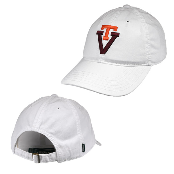 Virginia Tech Vault VT Hat: White by Legacy – Campus Emporium