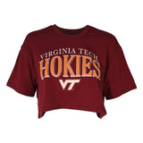 Virginia Tech Women's Boxy Crop T-Shirt: Maroon