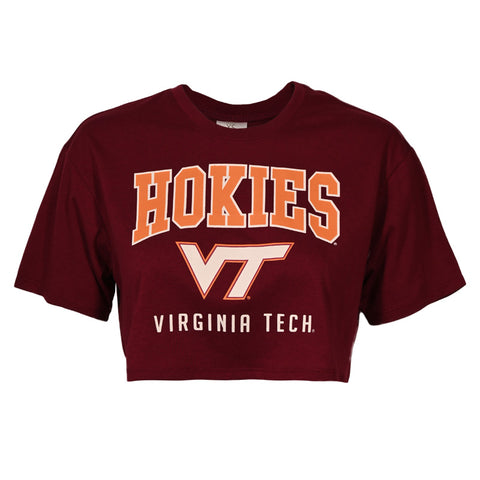 Virginia Tech Women's Boxy T-shirt: Maroon