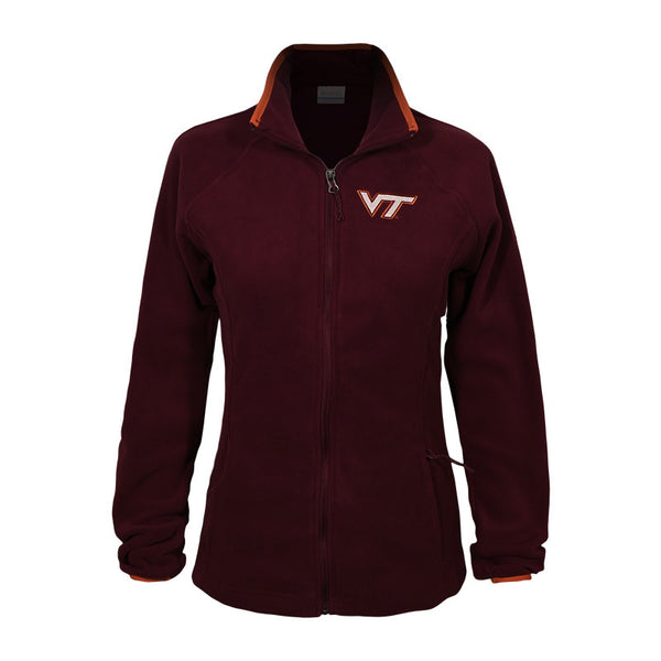 Virginia Tech Women's Give and Go III Jacket by Columbia: Maroon – Campus Empori