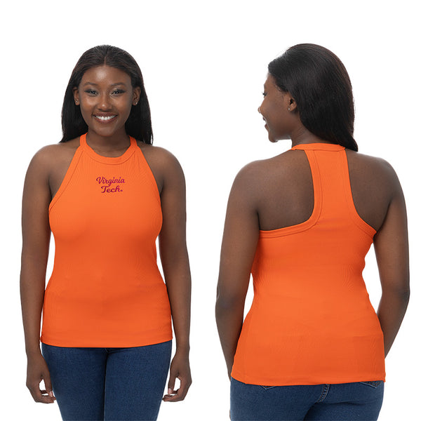 Virginia Tech Women's High Neck Tank: Orange – Campus Emporium
