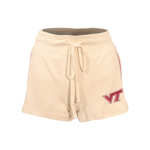 Virginia Tech Women's Kaki Shorts: Cream