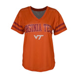 Virginia Tech Women's Kickoff Mesh Jersey: Orange