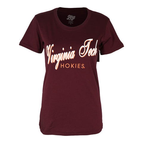 Virginia Tech Women's Lizzie T-Shirt: Maroon