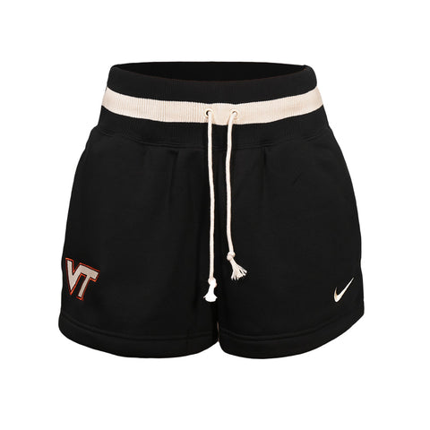 Virginia Tech Women's Phoenix Fleece Shorts: Black by Nike