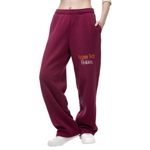 Virginia Tech Women's Pocket Sweatpants: Maroon
