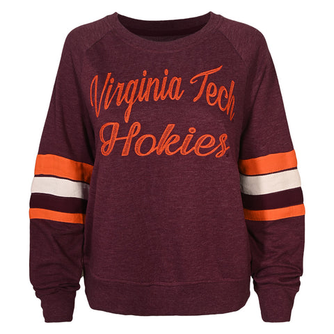 Virginia Tech Women's Poppy Scoop Neck Long-Sleeved T-Shirt
