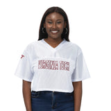 Virginia Tech Women's Sideline Mesh Jersey: White