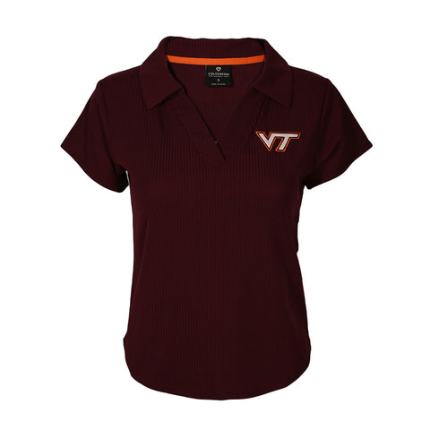 Virginia Tech Women's Sublime! RIbbed Polo