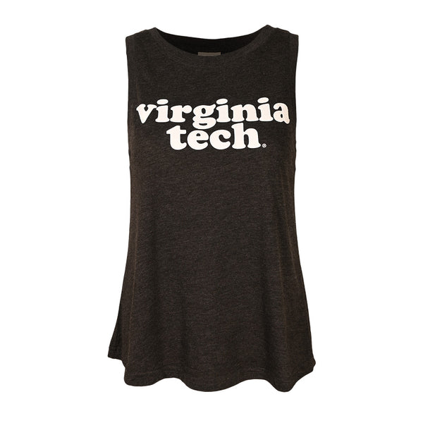 Virginia Tech Women's Swing Tank: Black – Campus Emporium