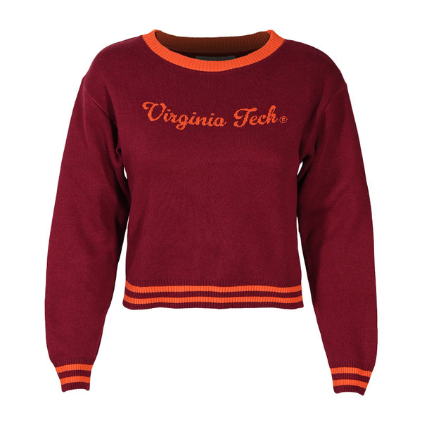 Virginia Tech Women's Vintage Sweater: Maroon – Campus Emporium