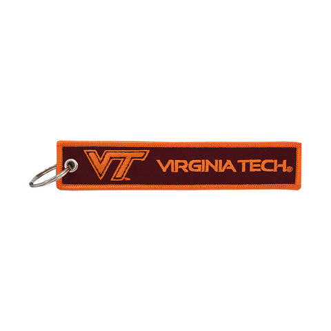 Virginia Tech Woven Airline Tag