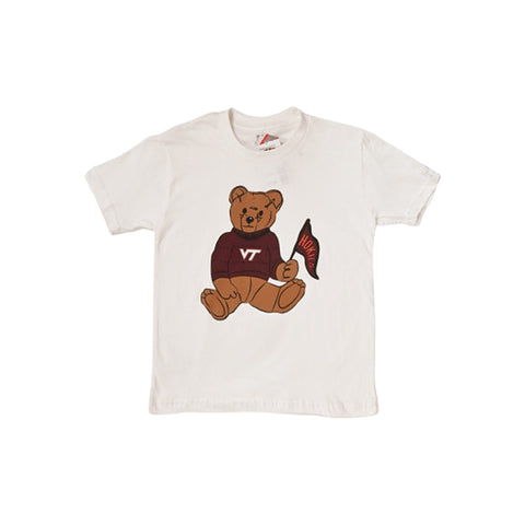 Virginia Tech Youth Brecken Bear T-Shirt: White