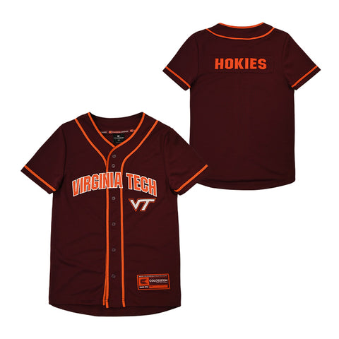 Virginia Tech Youth Detonation Baseball Jersey