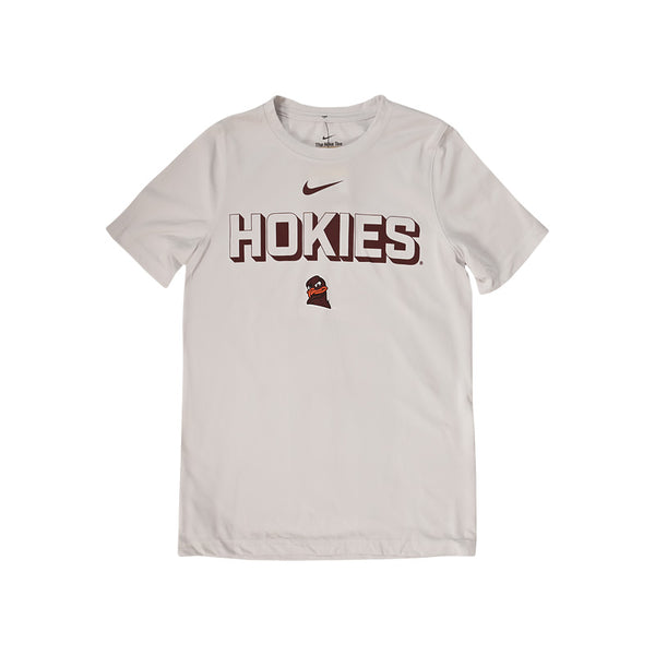 Virginia Tech Youth Dri-FIT Hokies Legend T-Shirt: Photon Dust by Nike – Campus