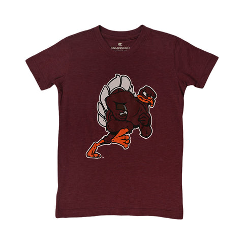 Virginia Tech Youth Football HokieBird T-Shirt: Maroon