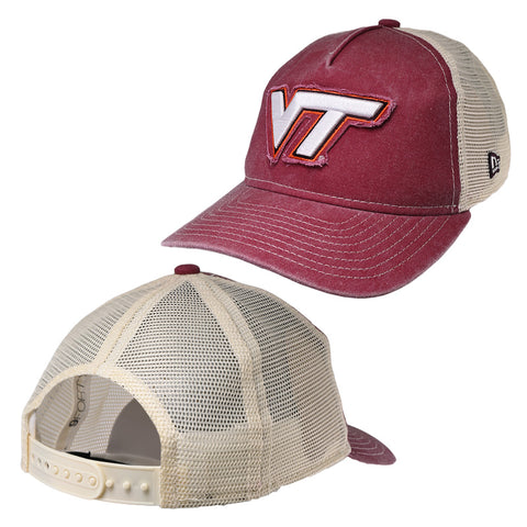Virginia Tech Youth Gameday Washed Trucker Hat by New Era
