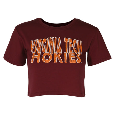 Virginia Tech Youth Girls' Ballpark T-Shirt: Maroon
