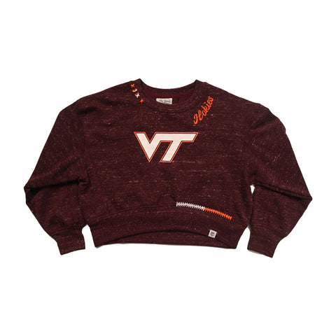Virginia Tech Youth Girls' Just a Minute Crewneck Sweatshirt