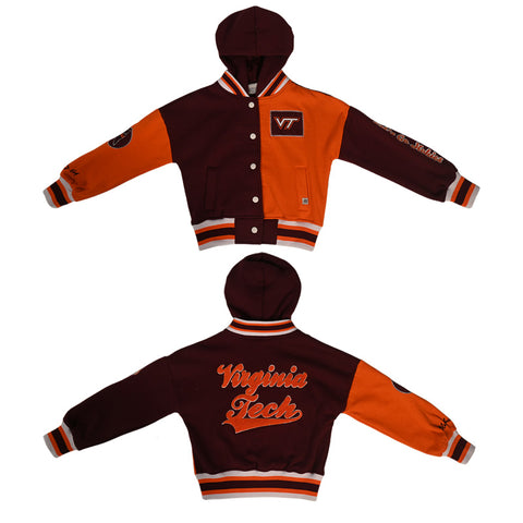 Virginia Tech Youth Girls' Petals Letterman Jacket